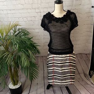 Anthropologie open weave sweater NWT